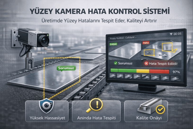 Yüzey Kamera Hata Kontrol Sistemi